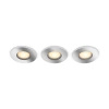 3x Oprawa Podtynkowa Wpuszczana LED Hermetyczna IP44 Łazienkowa 4.2W 400lm IP44 White Ambiance TW Chrom Inteligentna SMART Zigbee Bluetooth Adore Philips HUE