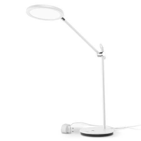 Lampka Biurkowa LED 20W 1450lm 4100K Neutralna CRI98 Biała Ściemnialna Videx