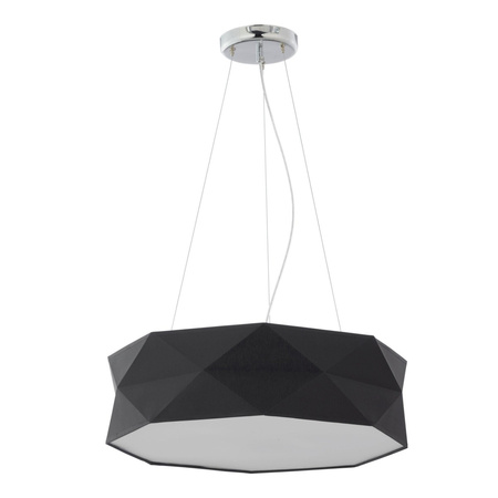 Lampa Sufitowa Wisząca KANTOOR Żyrandol Czarno-Biała Nowoczesna Geometryczna 4xE27 3312 TK Lighting