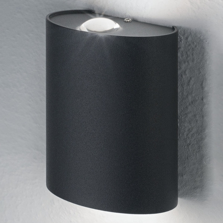 Lampa Ogrodowa Zewnętrzna Kinkiet Elewacyjny LED 6W 280lm 3000K IP44 Szary Endura Ledvance