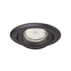 Oprawa Podtynkowa GU10 Halogenowa Wpuszczana Spot Oczko Czarna Okrągła Kobi