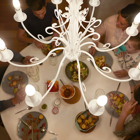 6x Żarówka LED E27 Świeczka B35 5W = 40W 470lm 3000K Ciepła 180° LUMILED