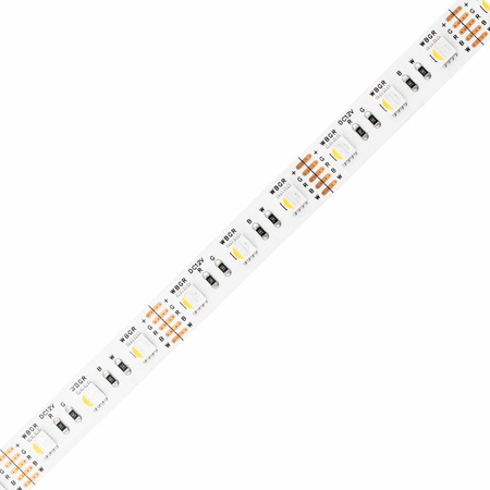Taśma LED Pasek 12V 72W 300LED 5050 RGB + Zimna 12mm 5m