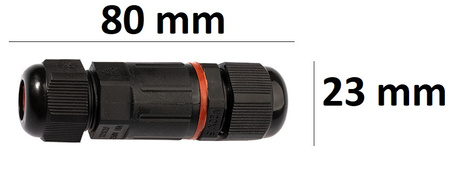Złączka hermetyczna do przewodu 3x 1,5mm 4-8mm IP68