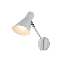 Kinkiet Ścienny Lampa LED Sufitowa LED E27 Biały Industrialny Alfons 3050 Rabalux