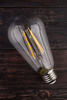 Żarówka LED E27 Edison ST64 8W = 60W 880lm 4000K Neutralna 360° FILAMENT LUMILED