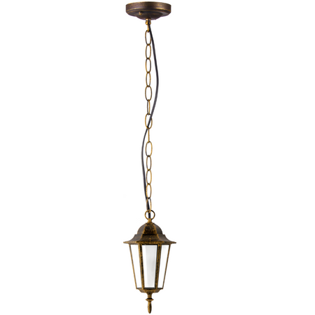 Lampa Ogrodowa Wisząca LIGURIA-LT 1xE27 92cm Patyna - GOLDLUX (Polux)