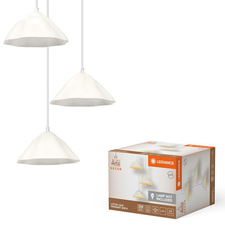 Lampa Sufitowa Wisząca Dekoracyjna E14 Biały Decor Ledvance