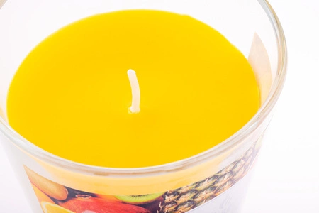 Świeca zapachowa dekoracyjna w szkle Owoce tropikalne