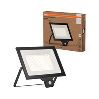 Naświetlacz LED Reflektor Zewnętrzny 150W 15000lm 4000K 110° Czarny IP44 z Czujnikiem Ruchu i Zmierzchu Essentials Floodlights Sensor Osram