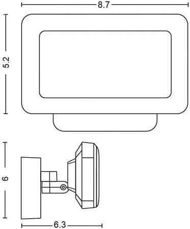 Naświetlacz LED Lampa Reflektor 20.5W 2600lm IP44 2700K Ciepła White Czarna Inteligentna SMART Zigbee Bluetooth Welcome Philips HUE