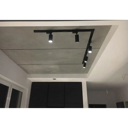 Reflektor Szynowy GU10 Czarny Lampa do Szynoprzewodów Trójfazowych