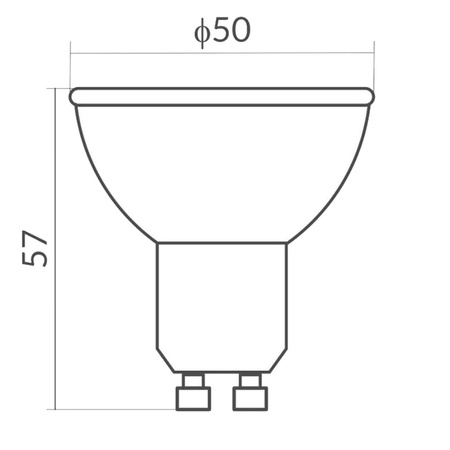 Żarówka LED GU10 10W = 80W 900lm 3000K Ciepła 120°