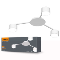 Lampa Sufitowa Żyrandol Oprawa 3x GX53 LED Biała Nowoczesna Videx