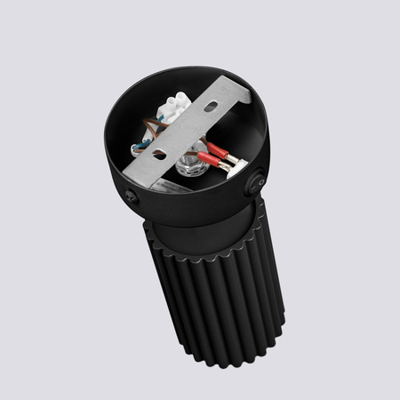 Lampa Ścienna Kinkiet Reflektor Tuba Spot 1x GU10 Czarna Karbon Deep Space SL.1579 Sollux