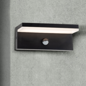 Kinkiet Zewnętrzny Oprawa Elewacyjna Lampa LED 4000K Prostokąt Czarna