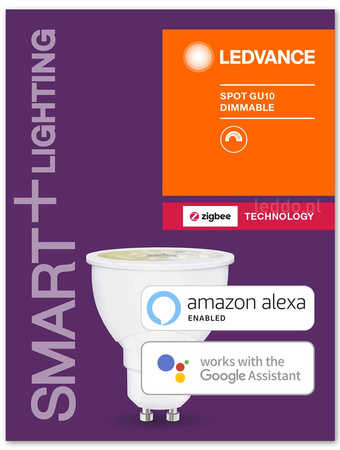 Żarówka LED GU10 Halogen SMART+ 4,5W 350lm 2700K ściemnialna LEDVANCE ZigBee