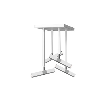 Lampa Sufitowa CASTRO Biała Chrom 4xG9 Milagro