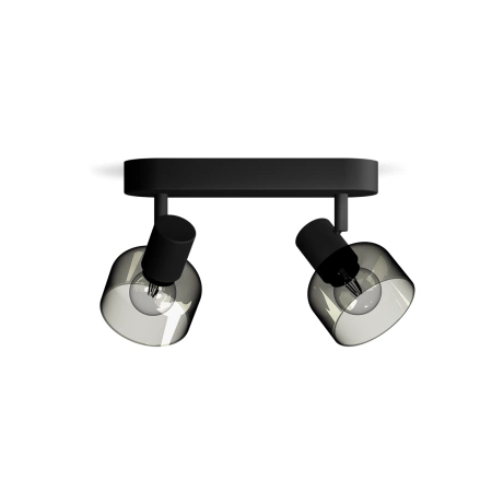 Lampa Sufitowa Reflektor 2x E14 Czarna Sleet Philips