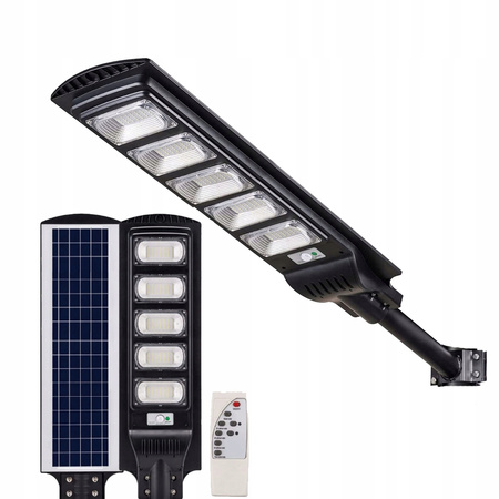 Lampa Solarna LED Mocna 1800W 6500K Latarnia Ogrodowa Uliczna IP66 + Pilot