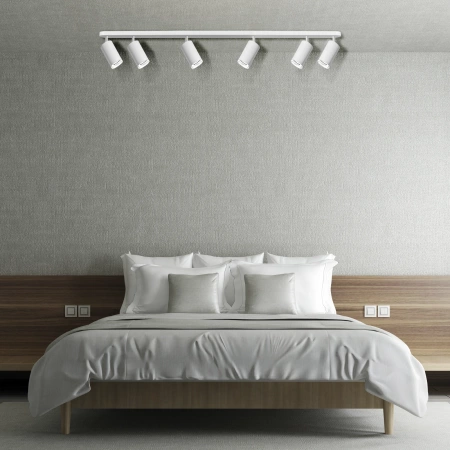 Oprawa Ścienno-Sufitowa Reflektor Punktowy 6x GU10 Biała IP44 TURYN Sanico Goldlux