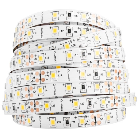 Taśma LED Pasek 12V 240W 3000LED 2835 Ciepła 8mm Rolka 50m