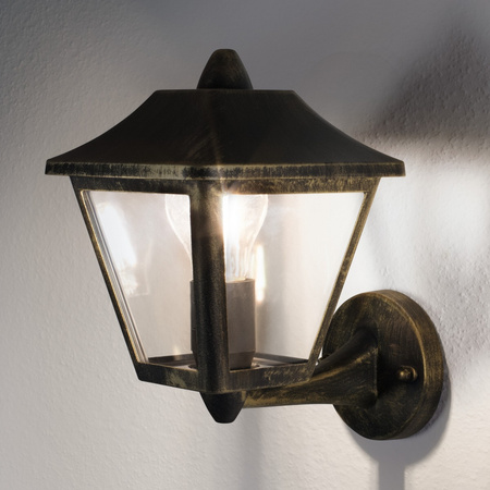 Lampa Ogrodowa Zewnętrzna Kinkiet Elewacyjny LED E27 IP44 Czarny Endura Ledvance