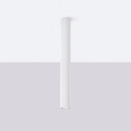 Lampa Sufitowa Oprawa Natynkowa Tuba Spot 1x GU10 Biała Karbon Deep Space SL.1534 Sollux