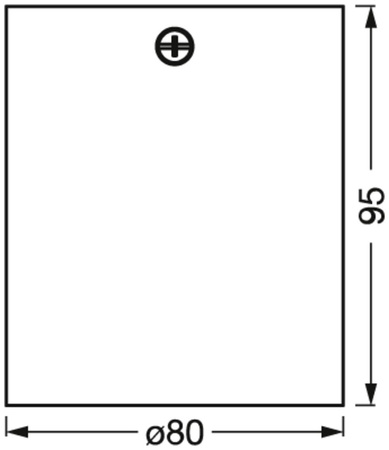 Lampa Sufitowa Reflektor Oprawa Spot Tuba GU10 Biały Spot Surface Ledvance