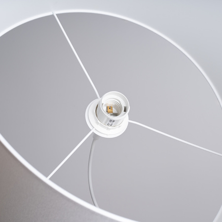 Lampa Sufitowa Wisząca Zwis E27 Żyrandol Owalna Biała Minimalistyczna Nova Sollux