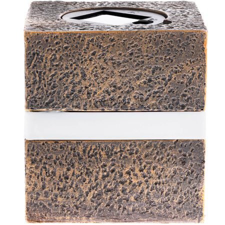 Lampa Solarna LED Zewnętrzna Ogrodowa Stojąca Kamień 3000K IP44 12cm Czujnik Zmierzchu