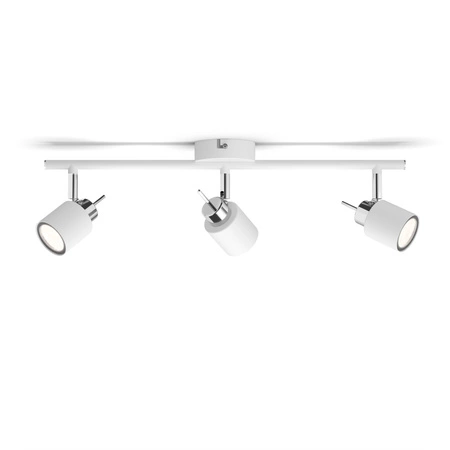 Lampa Sufitowa Reflektor Natynkowy 3x GU10 Biała Meranti Philips