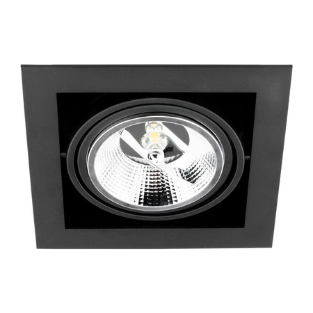 Oprawa Podtynkowa Halogenowa Ruchoma GU10 ES111 Kwadratowa Czarna