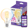Żarówka LED E27 Kula G95 7W = 60W 806lm 2700-6500K TW FILAMENT Inteligentna SMART WiFi Bluetooth Aplikacja WiZ