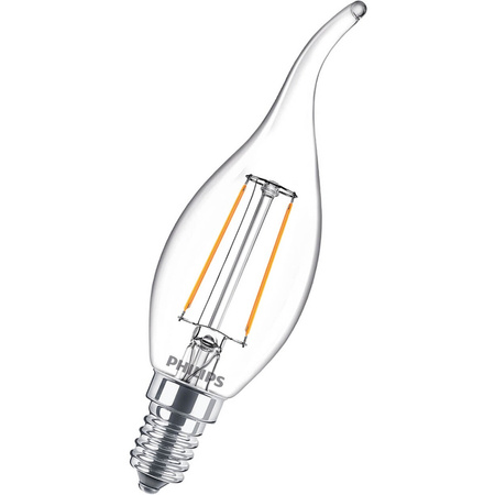 Żarówka LED E14 BA35 2W = 25W 250lm 2700K Ciepła Filament PHILIPS