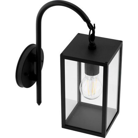 Kinkiet Ogrodowy Dół Lampa Elewacyjna Malmo E27 IP44 Grafit - GOLDLUX (Polux)