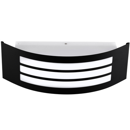 Kinkiet Ogrodowy Elewacyjny Lampa Zewnętrzna E27 CZARNA IP44 FREESIA LUMILED