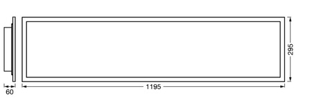 Panel LED Oprawa Sufitowa Inteligenetna 36W 3000lm RGB CCT Ściemnialny 120x30cm Biały SMART+ WiFi Magic Ledvance