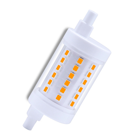 Żarnik LED R7S 8W = 80W 900lm 3000K Ciepła 360° J78mm KOBI
