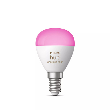 Żarówka LED E14 P45 5,1W CCT RGB PHILIPS HUE White & COLOR Ambiance Bluetooth Zigbee