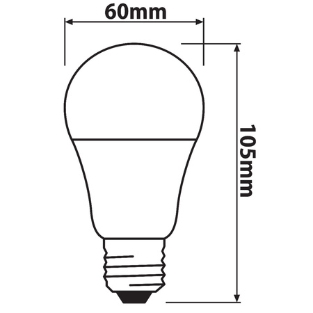 Żarówka LED E27 A67 10,5W = 75W 1055lm 2700K Ciepła 220° OSRAM Parathom Ściemnialna