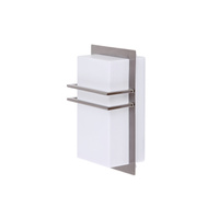Lampa Ogrodowa Zewnętrzna Kinkiet Elewacyjny LED E27 IP44 Chrom Nowoczesny Seattle Rabalux