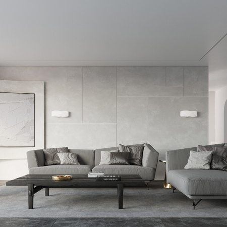 Lampa Ścienna Kinkiet 2x G9 Prostokątna Biała Nowoczesna Tila Sollux