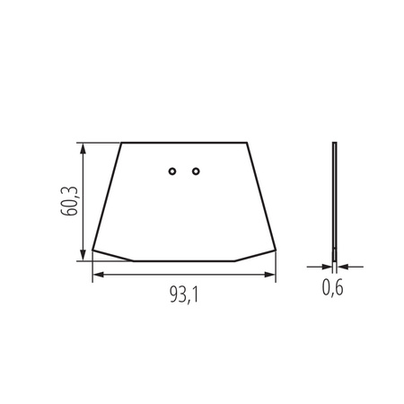 Osłona do Oprawy Liniowej do Tuby LED AMPLINE Biała KANLUX