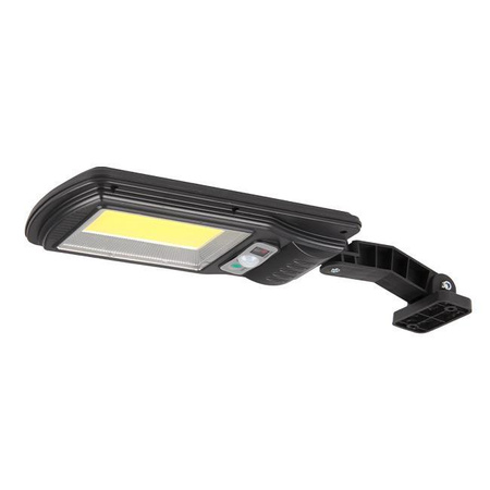 Lampa Uliczna Solarna LED Parkingowa 5W 250lm 6500K IP65 Czujnik ruchu + Uchwyt + Pilot