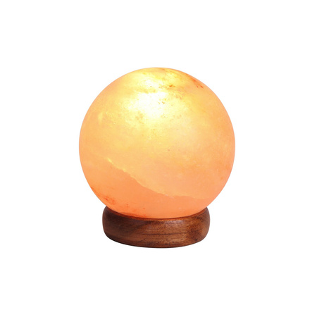 Lampa Stołowa Biurkowa Nocna z Soli Kamiennej E14 15W 90lm 2700K Pomarańczowy boho Ozone 4093 Rabalux
