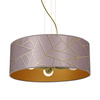 Lampa Wisząca Sufitowa ZIGGY Różowe Złoto Różowa 3xE27 Milagro