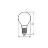 Żarówka LED E14 Edison G45 7W = 75W 1055lm 4000K Neutralna Przezroczysta XLED Filament Kanlux