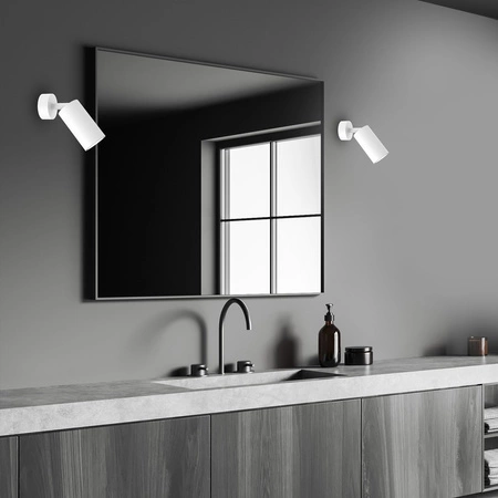 Lampa Ścienna Kinkiet HUDSON Biała 1xGU10 Milagro