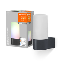 Inteligentny Kinkiet Ścienny Lampa LED 10W 380lm 3000K Ciepła RGBW Ściemnialny Szary SMART+ WiFi Pipe Multicolor Ledvance